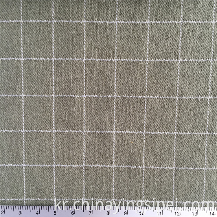 Shaoxing 제조업체 Stocklot Jacquard 직조 100% 순수면 직물